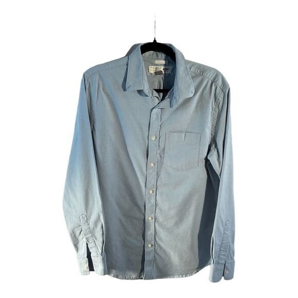 Old Navy The Oxford Shirt Men’s Blue Long Sleeve Button Down  Size MEDIUM - Picture 1 of 14